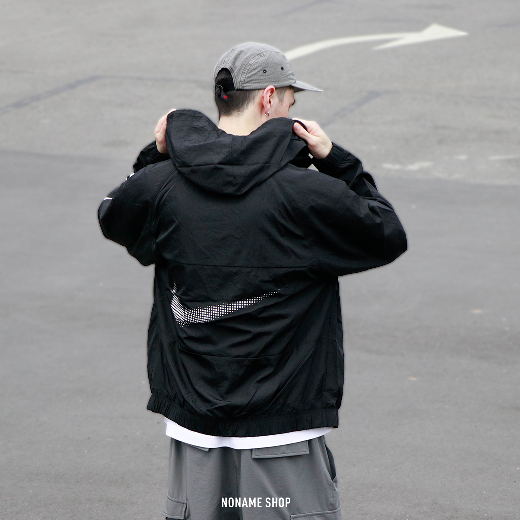 NIKE ALPHABET LOGO JACKET  連帽 防風 風衣外套 兩色 (男款)