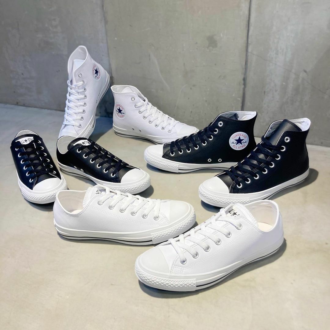 31309110 日本限定CONVERSE ALL STAR SL HI OX 皮革