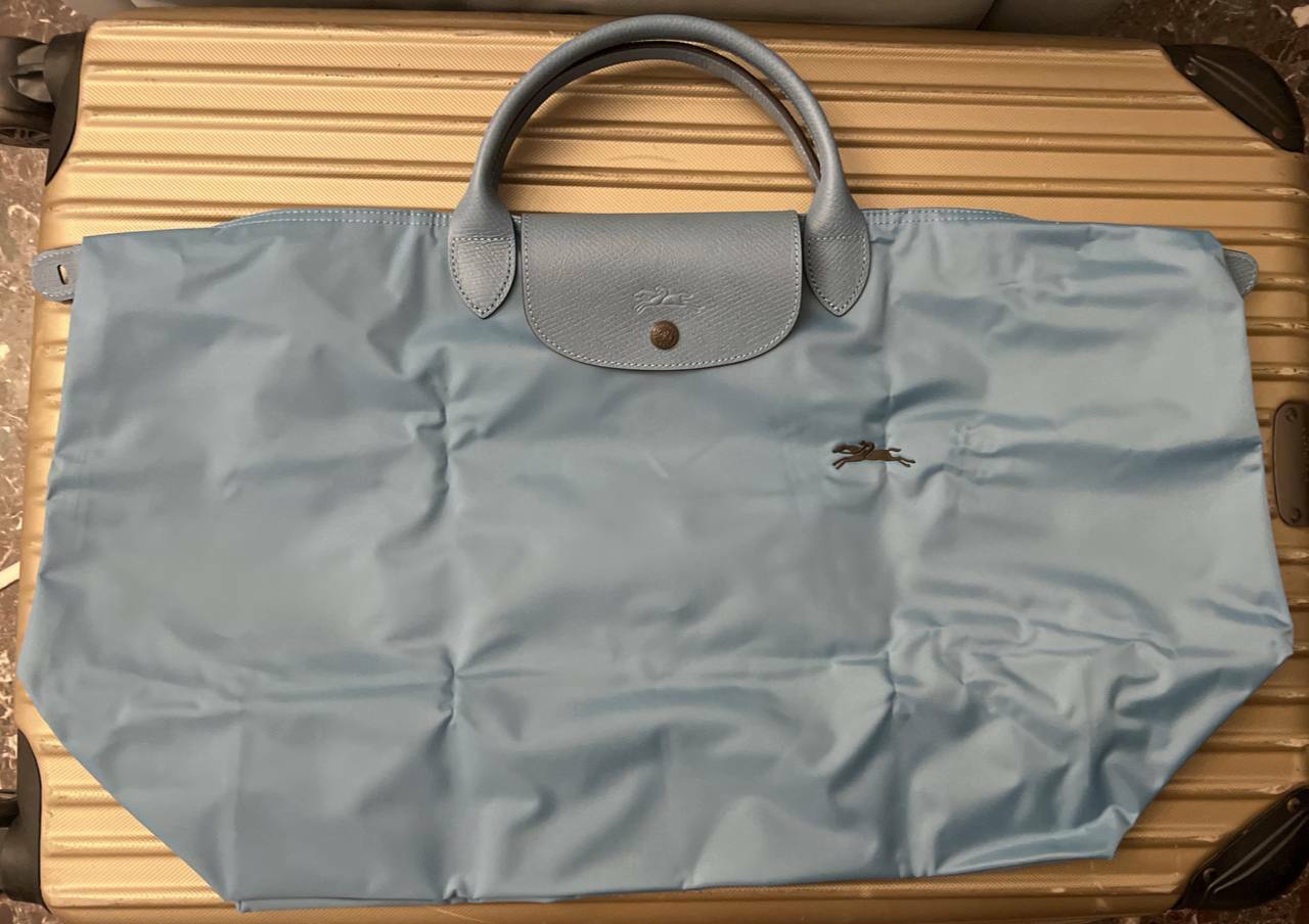 [S] LONGCHAMP LEPLIAGE CLUB TRAVEL BAG SIZE L,TEAL, L1624619329 (SLC184)