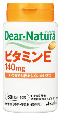 ASAHI Dear-Natura Vitamin E 60粒 60日