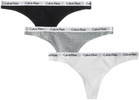 Calvin Klein CK 經典串標 細帶 女款 內褲 丁字褲 三件組