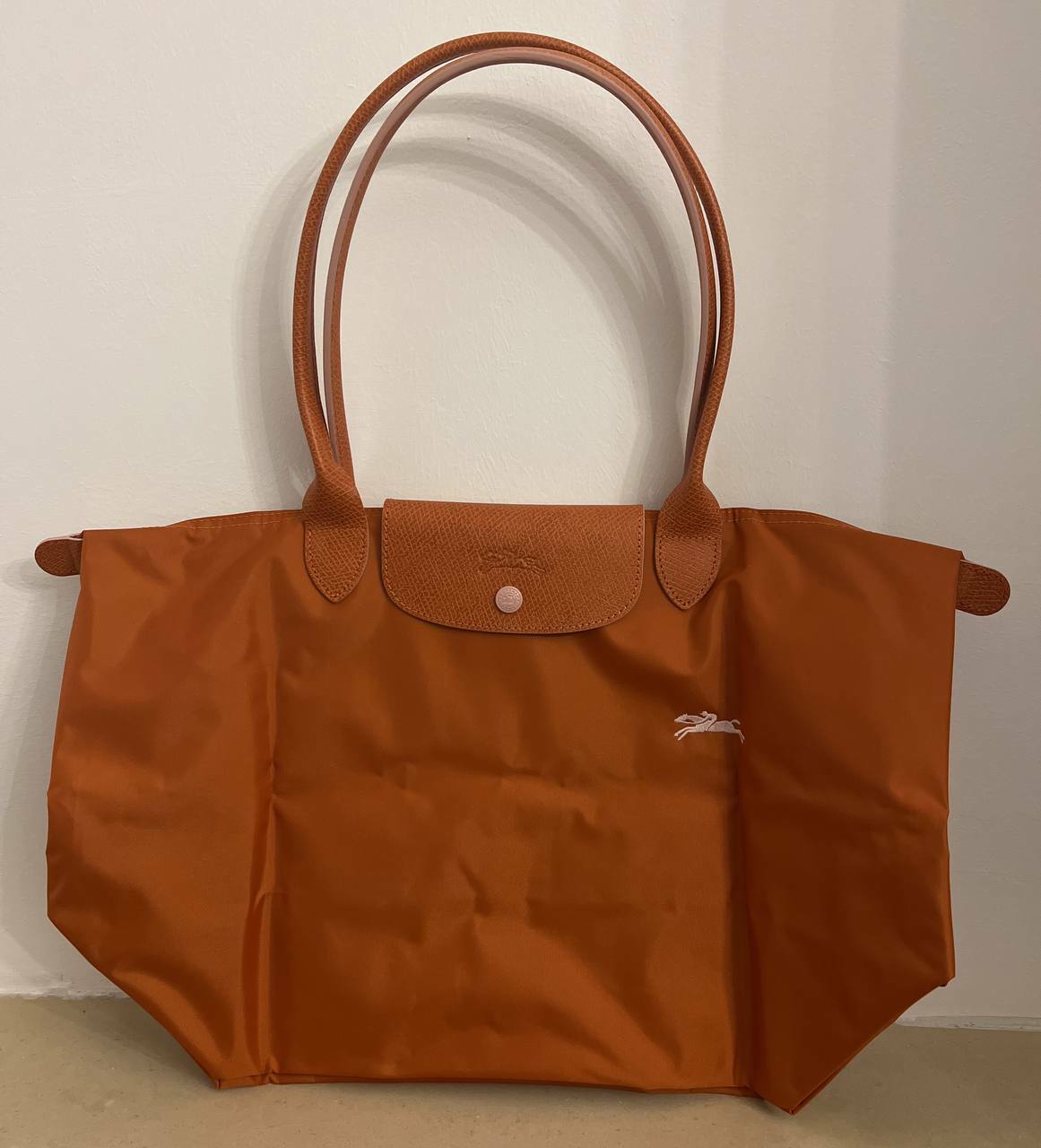 [S] LONGCHAMP LEPLIAGE CLUB LONG HANDLES BIG SIZE,ORANGE, L1899619P39 (SLC187)