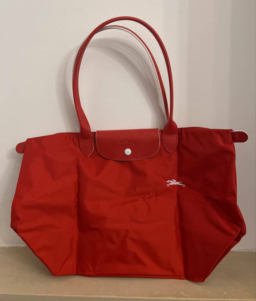 [S] LONGCHAMP LEPLIAGE CLUB LONG HANDLES BIG SIZE,RED, L1899619P20 (SLC71)