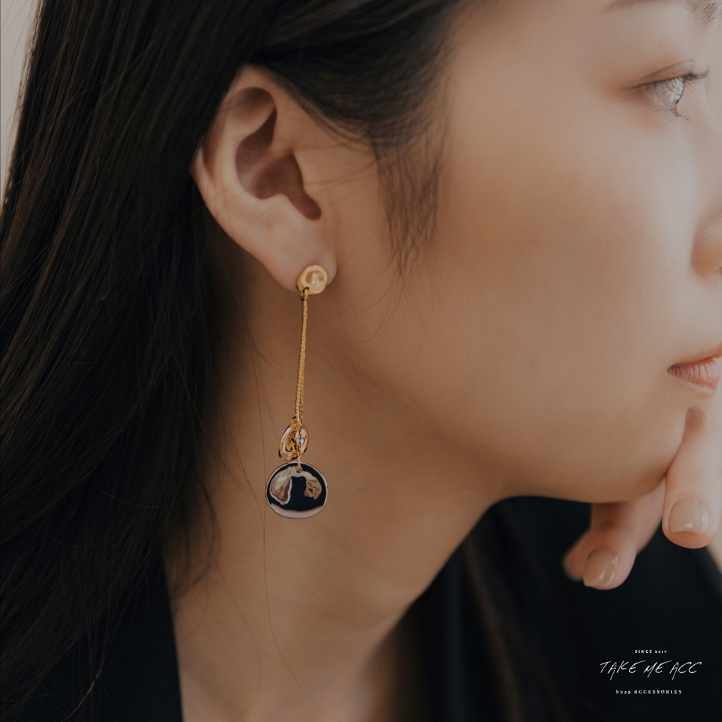 時光定律｜純銀針耳環