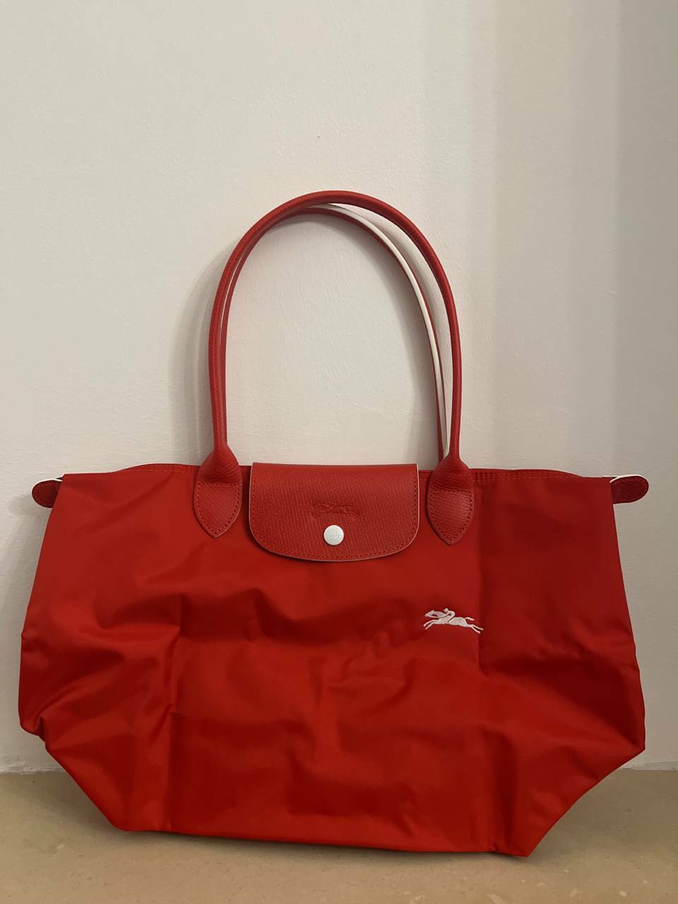 [S] LONGCHAMP LEPLIAGE CLUB LONG HANDLES SMALL SIZE,RED, L2605619P20 (SLC192)
