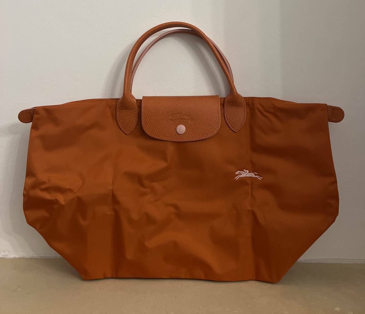 [S] LONGCHAMP LEPLIAGE CLUB SHORT HANDLE BIG SIZE,ORANGE, L1623619P39 (SLC186)