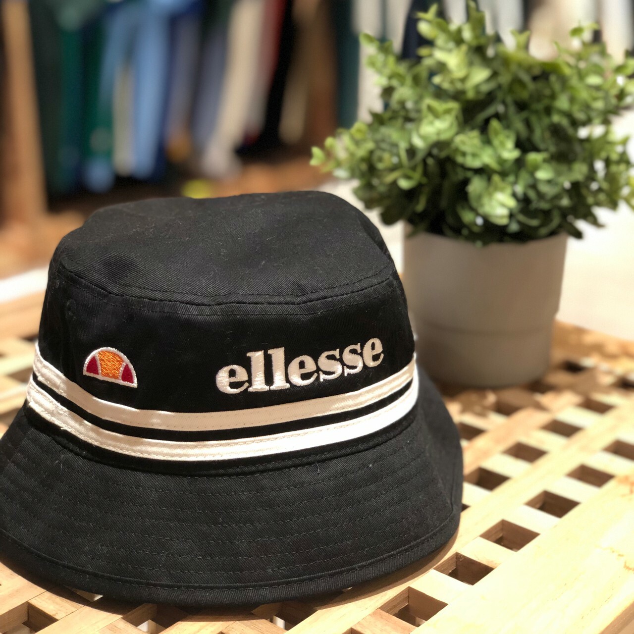 Ellesse 刺繡LOGO漁夫帽 SAAA0839
