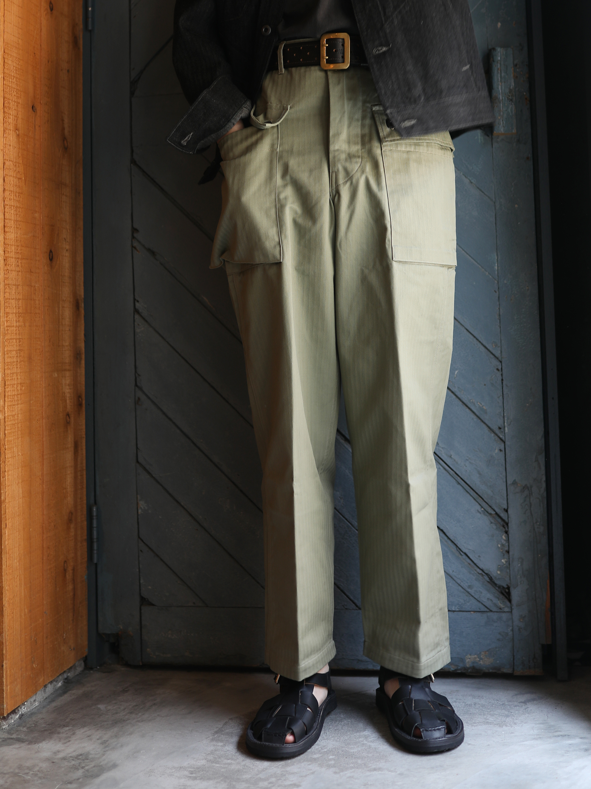 The Real McCoy's - P-44 Utility Trousers (Sage Green)