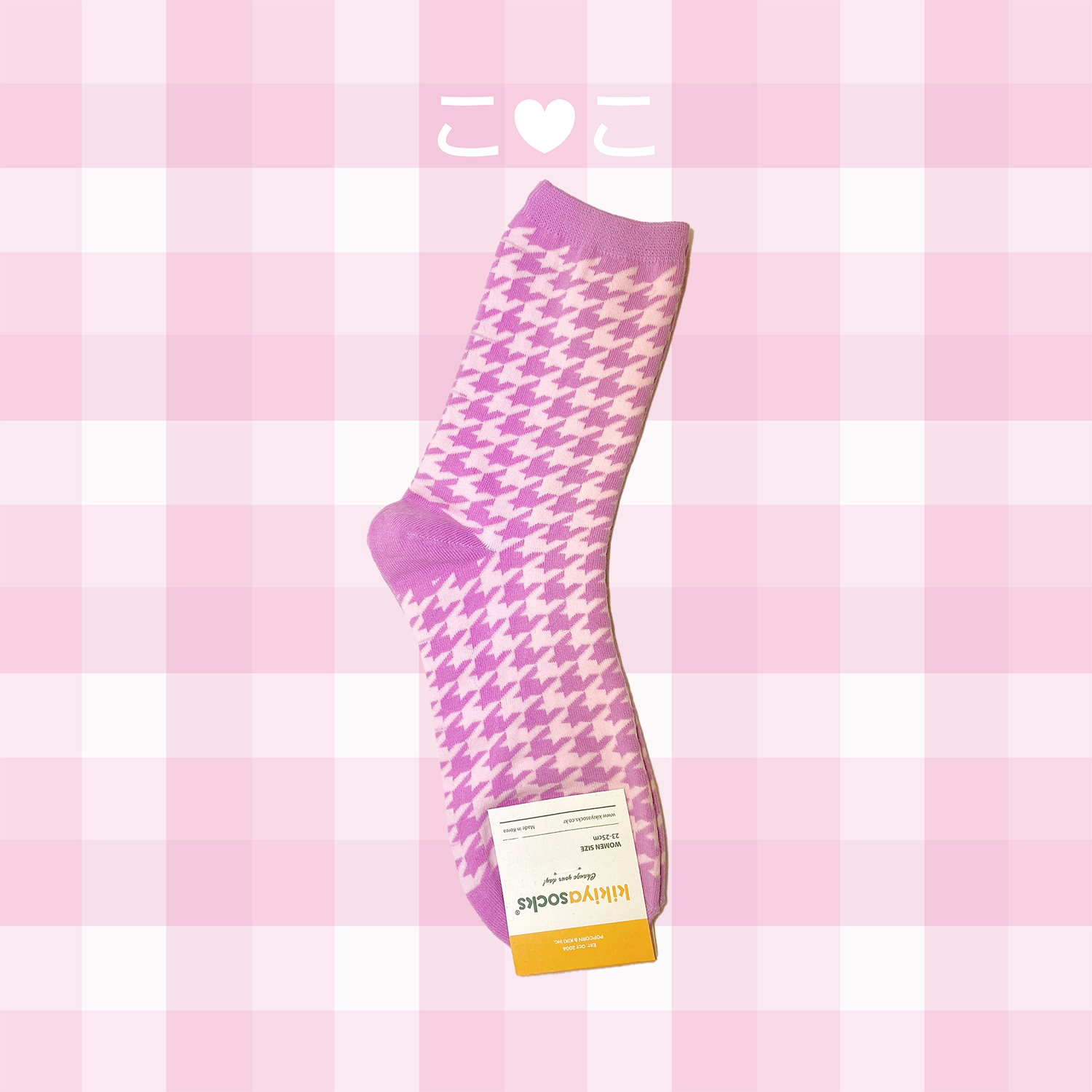 正韓幾何圖形滿版襪子