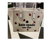 [S] KATE SPADE KA637 ELLA DOTTIE SMALL TOTE BAG,NATURAL MULTI, 196021217685 (SKS536)