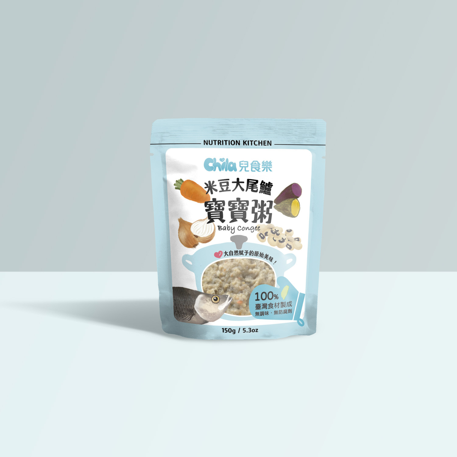 兒食樂 寶寶粥 - 米豆大尾鱸