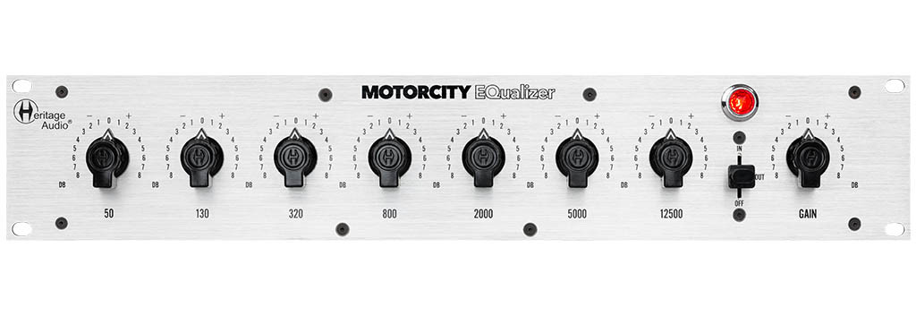 Heritage Audio MotorCity EQualizer - Mono 7-band Passive EQ