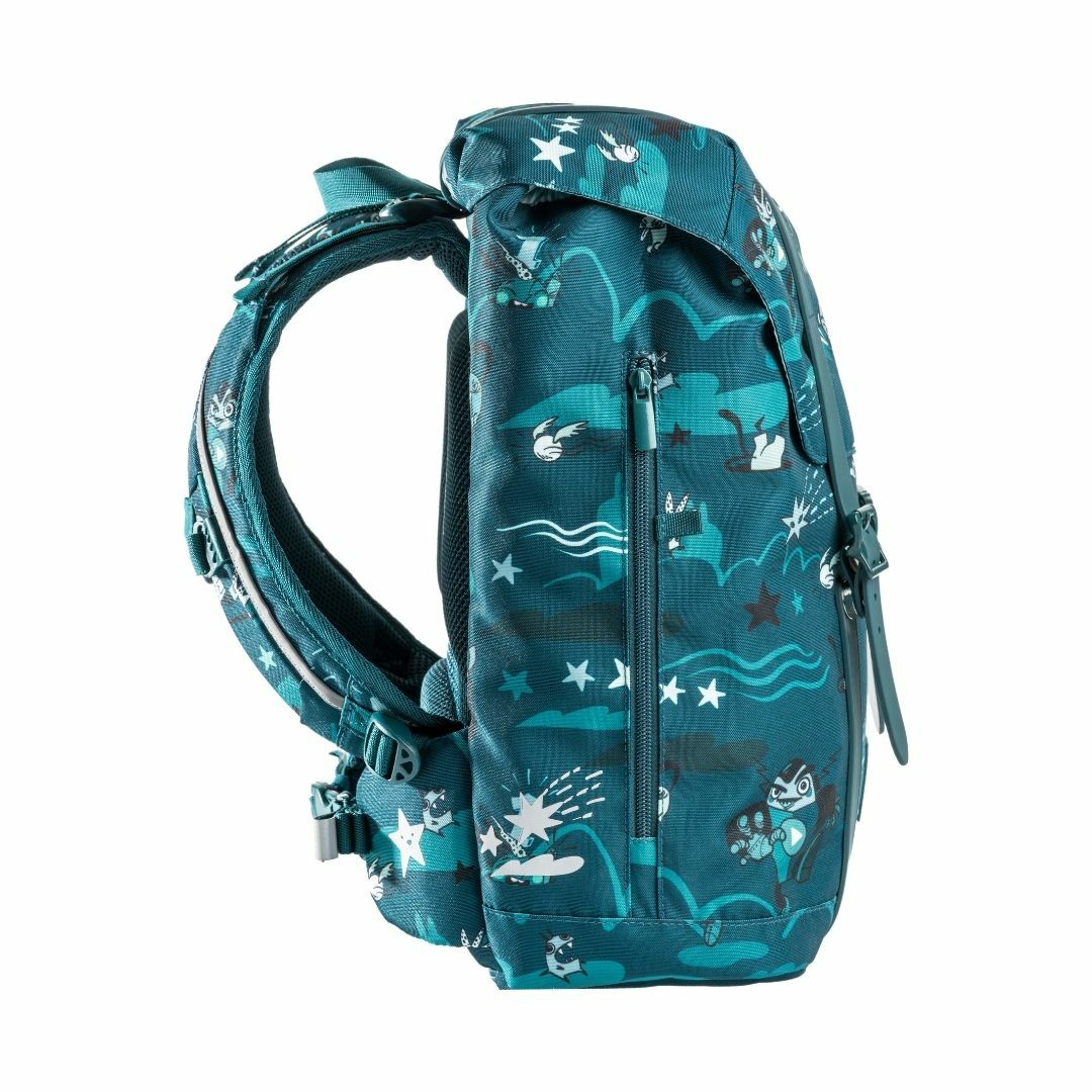 Frii RETRO 22L 護脊書包 - 22100 機器戰士/綠 (第三代)