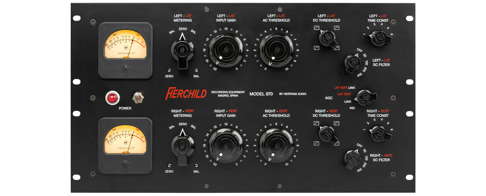 Heritage Audio Herchild HA670 Stereo Tube Compressor