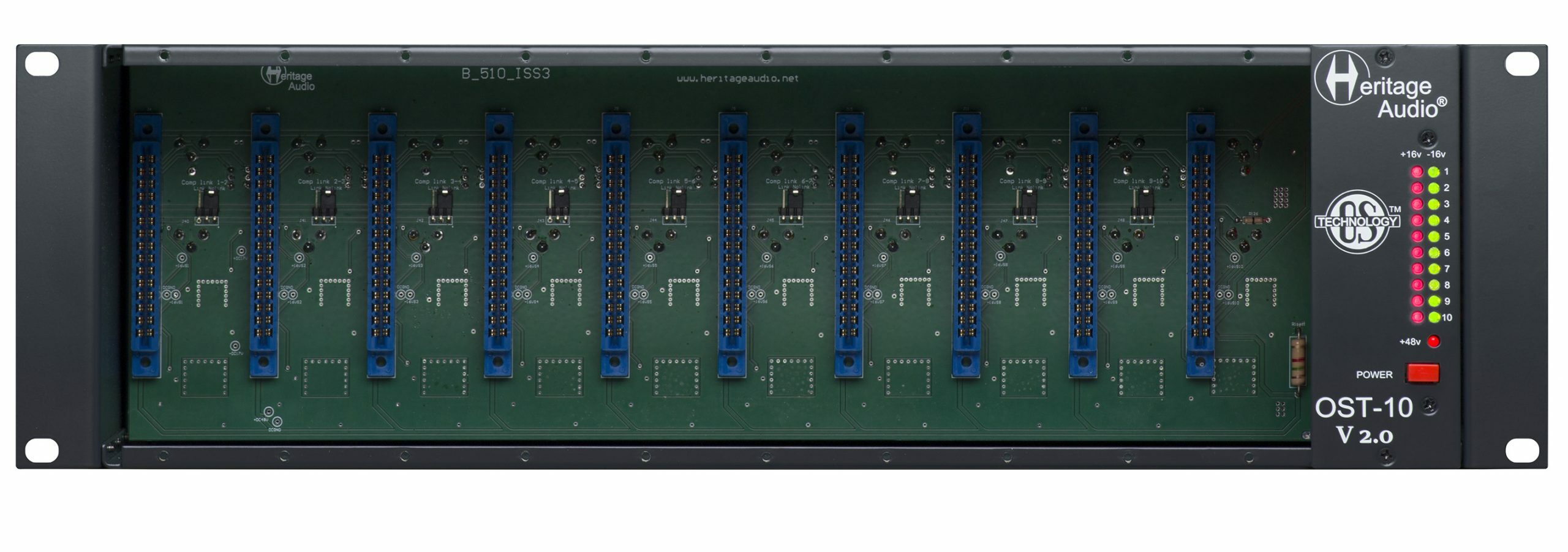 Heritage Audio HAOST10v2 10-slot 500 Series Rack