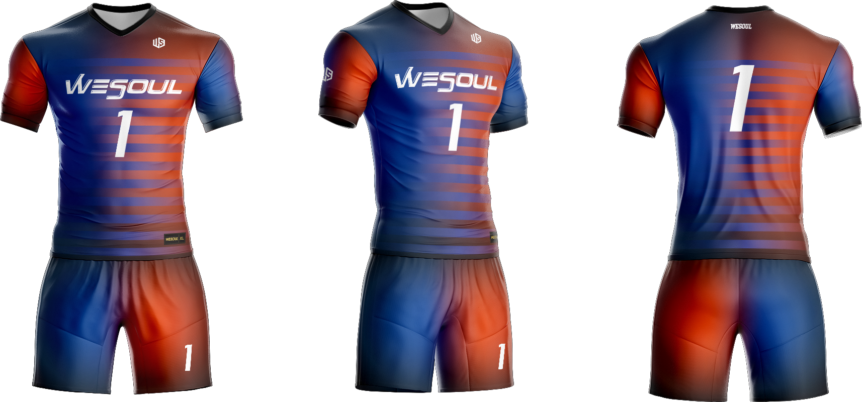 【WESOUL】WSF004 足球/排球/羽球服-異星光年