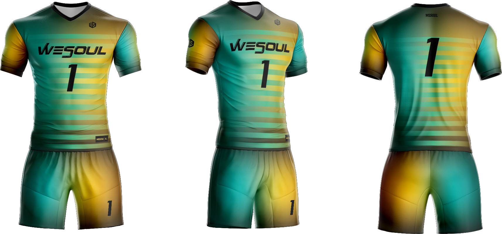 【WESOUL】WSF004 足球/排球/羽球服-異星光年