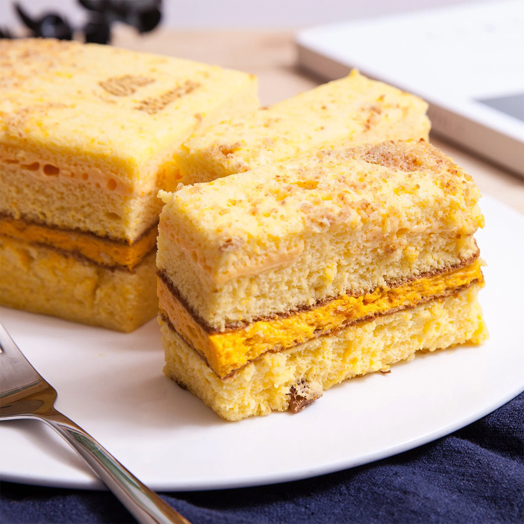 【米樂客】起司南瓜米蛋糕｜每10秒賣出一條/小明星大跟班推薦/千千進食中/網路部落客推薦/宜蘭人氣團購伴手禮