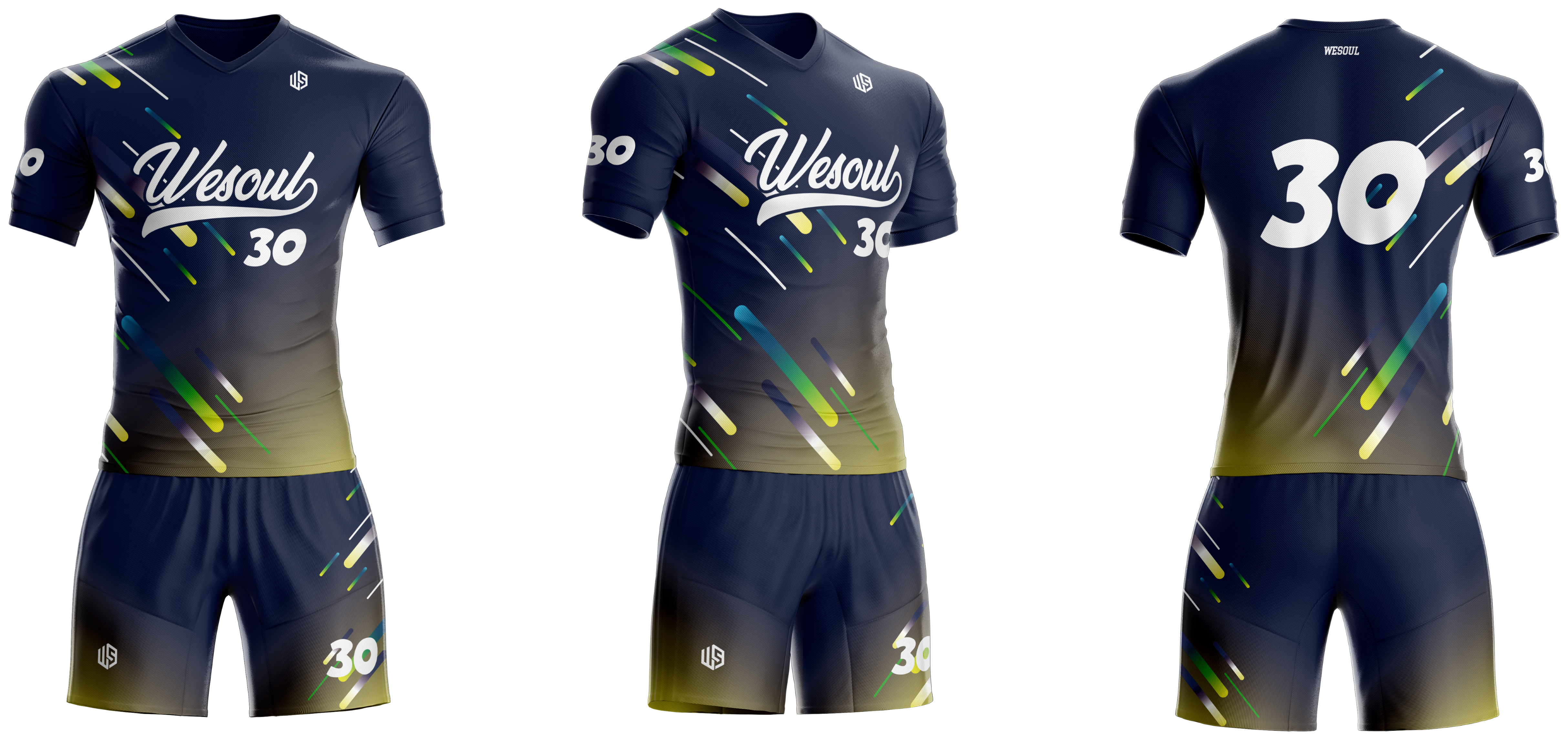【WESOUL】WSF001 足球/排球/羽球服-星河
