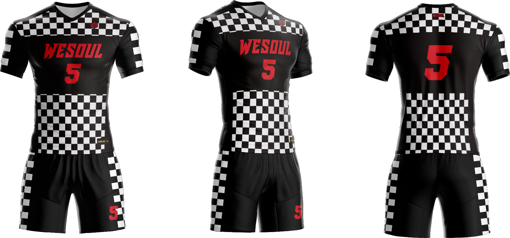 【WESOUL】WSF002 足球/排球/羽球服-方程式