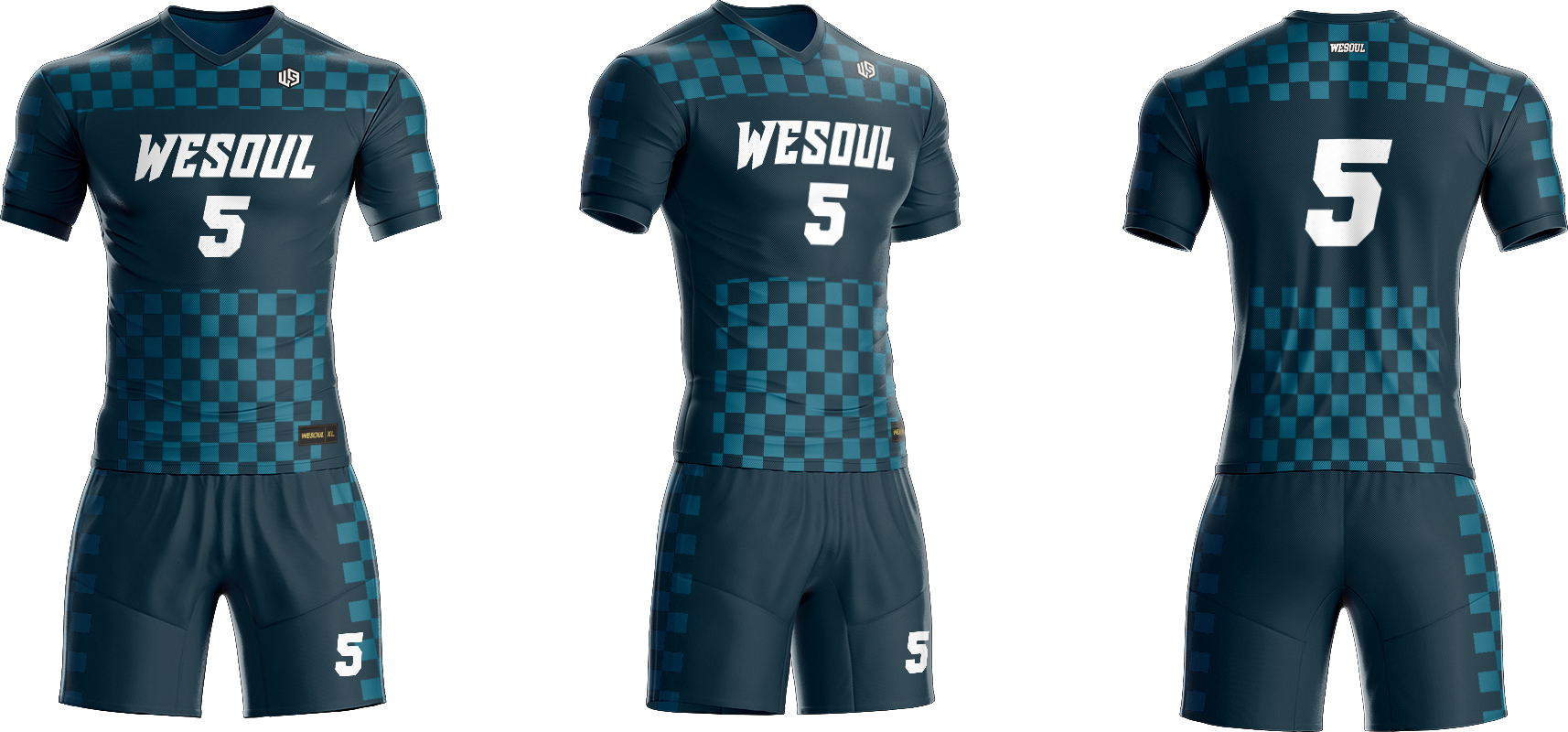 【WESOUL】WSF002 足球/排球/羽球服-方程式