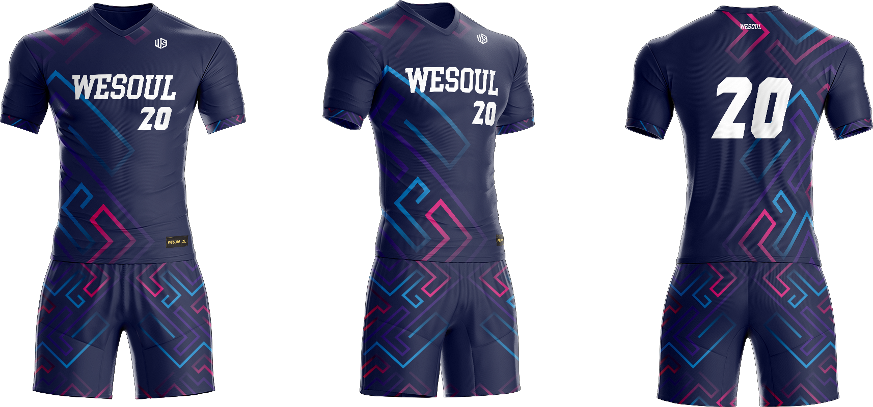 【WESOUL】WSF003 足球/排球/羽球服-克諾索斯