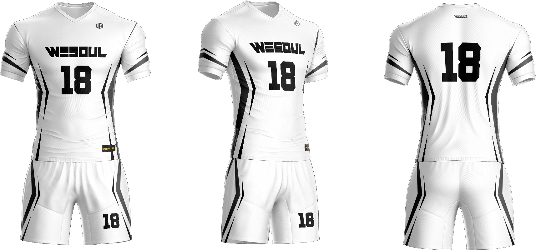 【WESOUL】WSV005 足球/排球/羽球服-閃焰