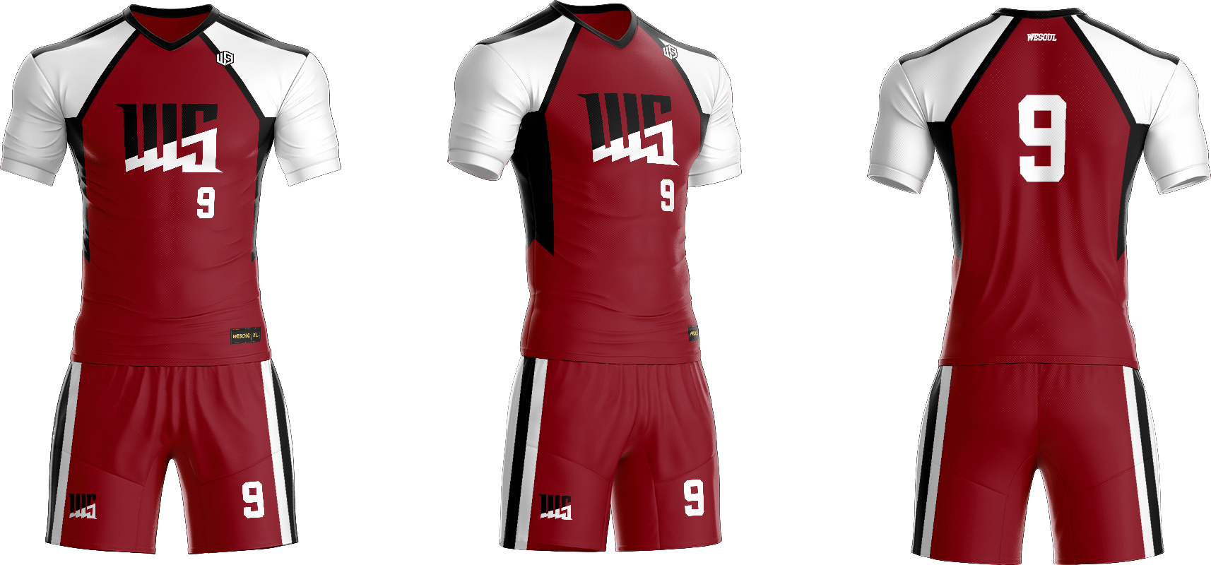 【WESOUL】WSV004 足球/排球/羽球服-M1A2