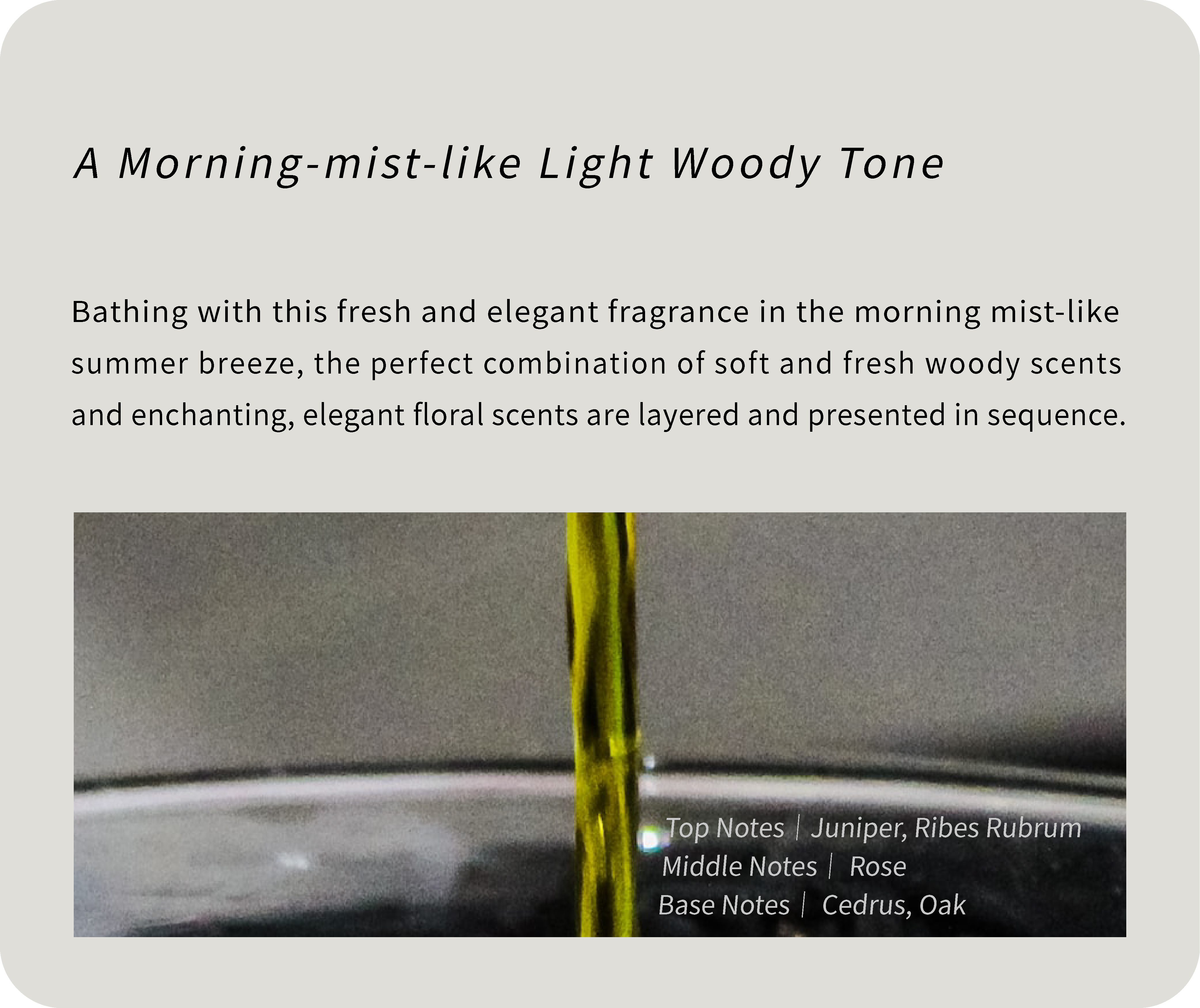 woody tone
