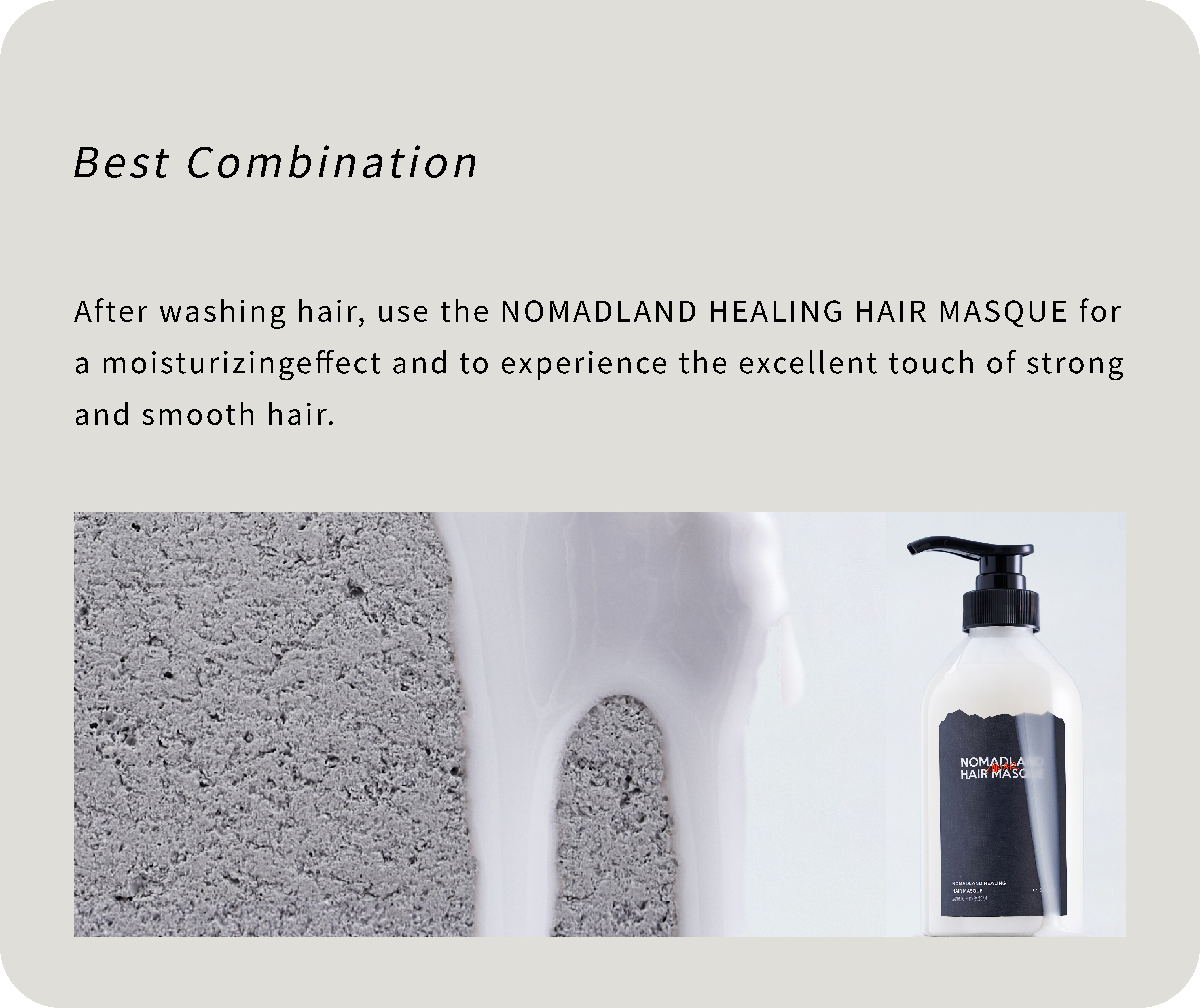 with nomadland hair masque