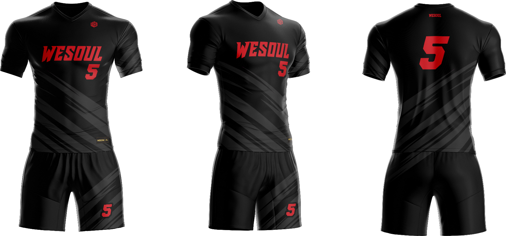 【WESOUL】WSV002 足球/排球/羽球服-磁暴