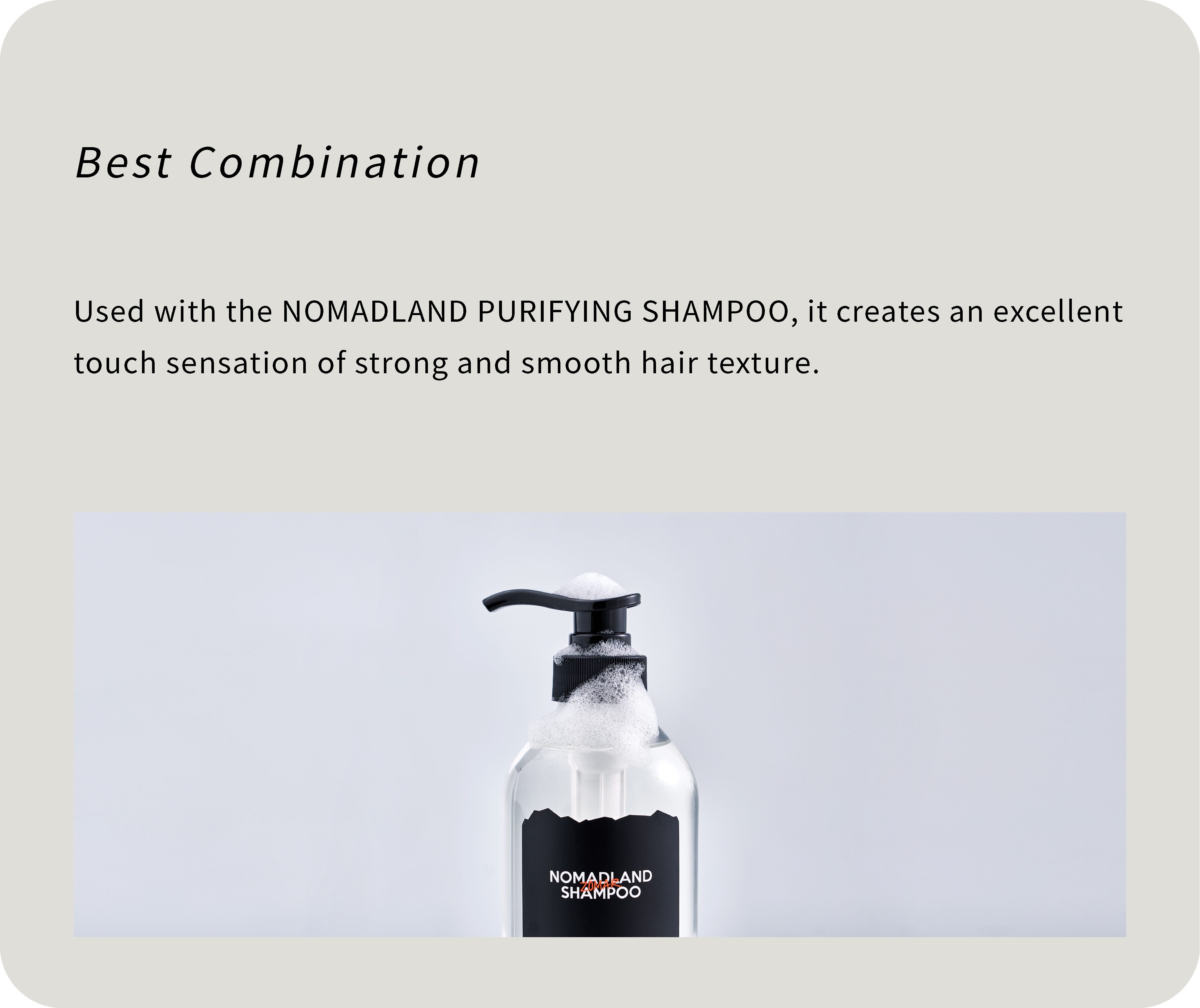 with nomadland shampoo