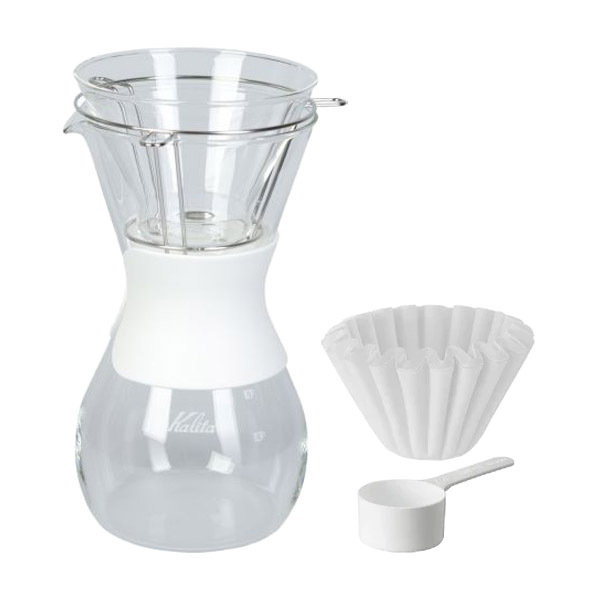 Kalita 185系列 玻璃濾杯 滴漏咖啡壺組套裝 Wave Style 185 Set Drip Server #35159