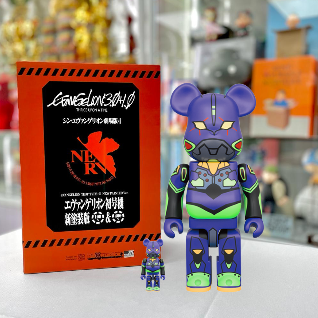 100+400% BE@RBRICK エヴァンゲリオン初号機(新塗装版)