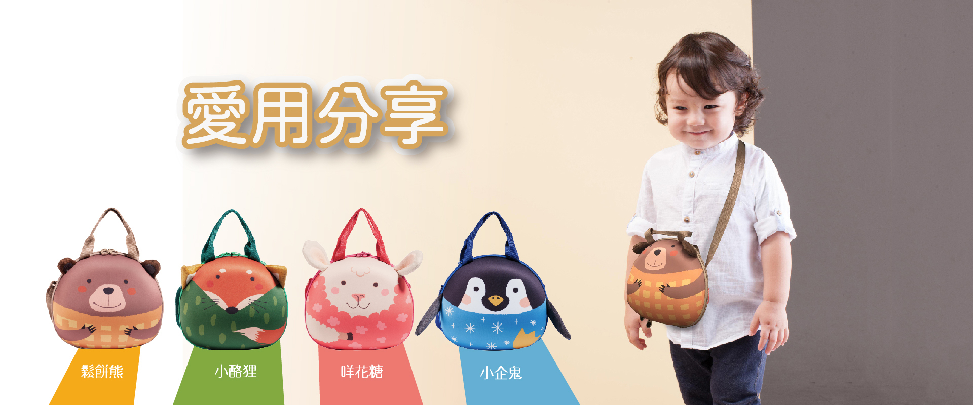 兒童立體側背包愛用分享文