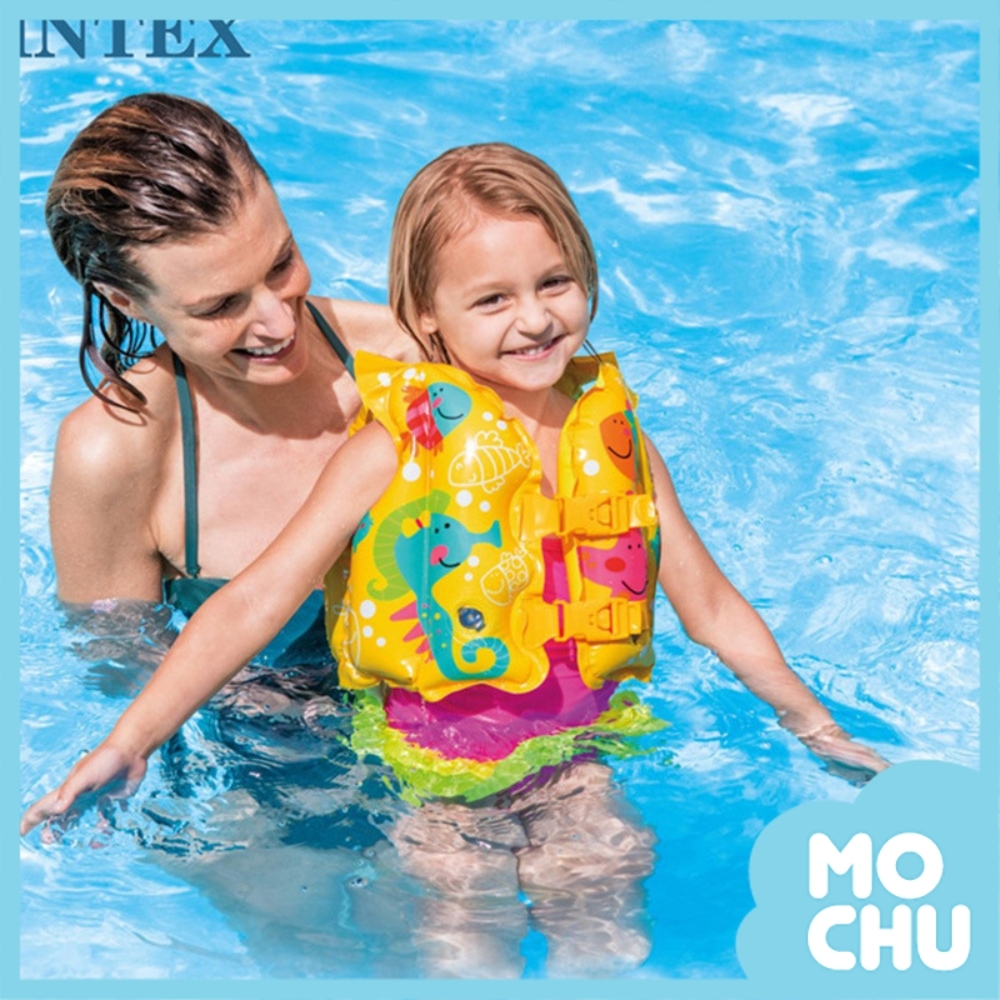 海馬好朋友背心式游泳圈
