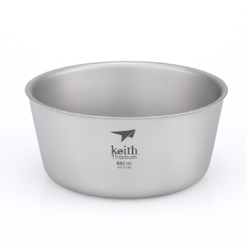 Keith 鎧斯 純鈦雙層隔熱碗 550ml 露營泡麵碗/戶外/野營餐盒/登山 51KEITI5322