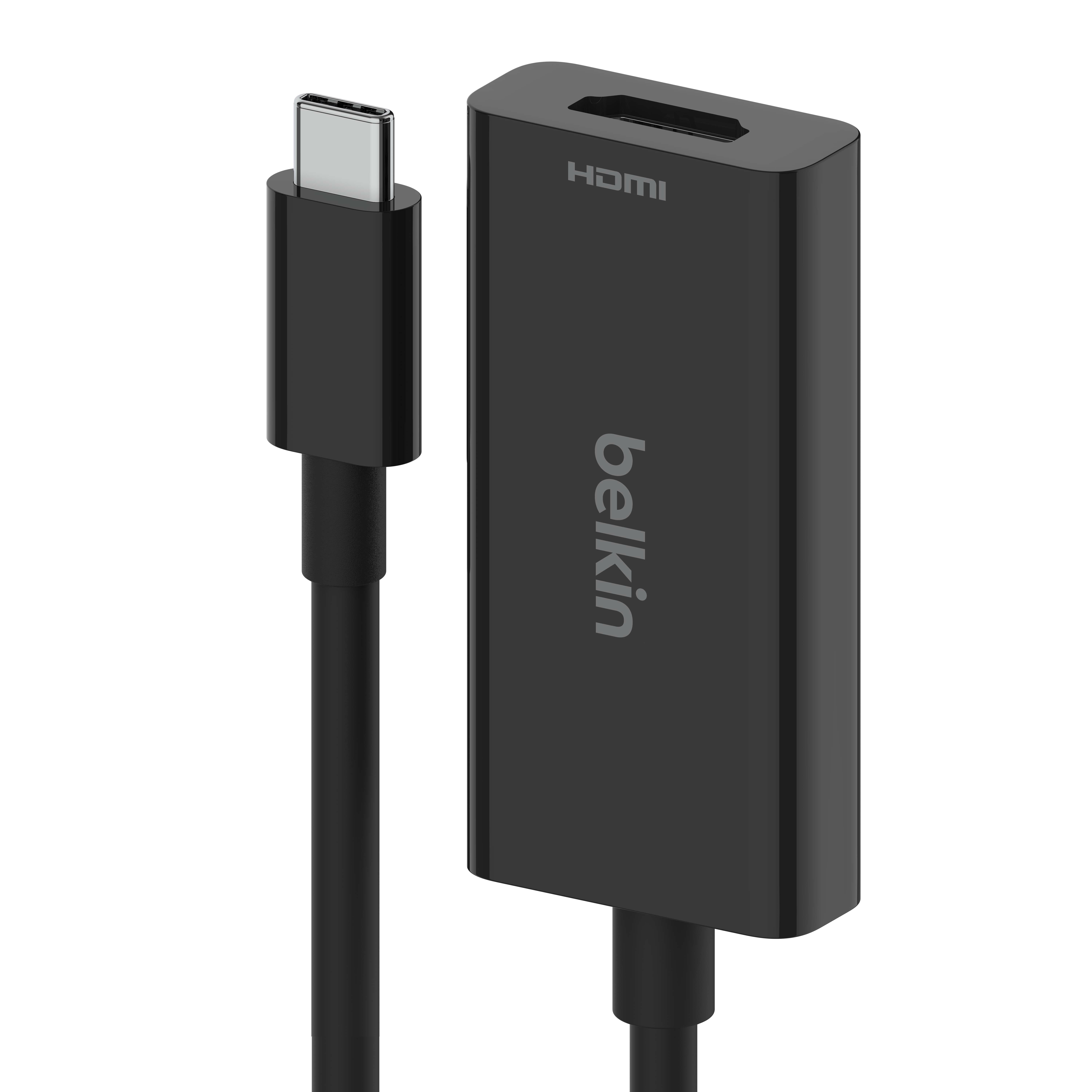 Connect USB-C to HDMI 2.1 Adapter (8K, 4K, HDR compatible)