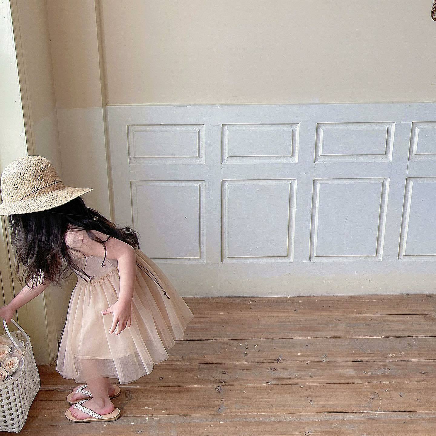 夏天你好美假兩件紗裙