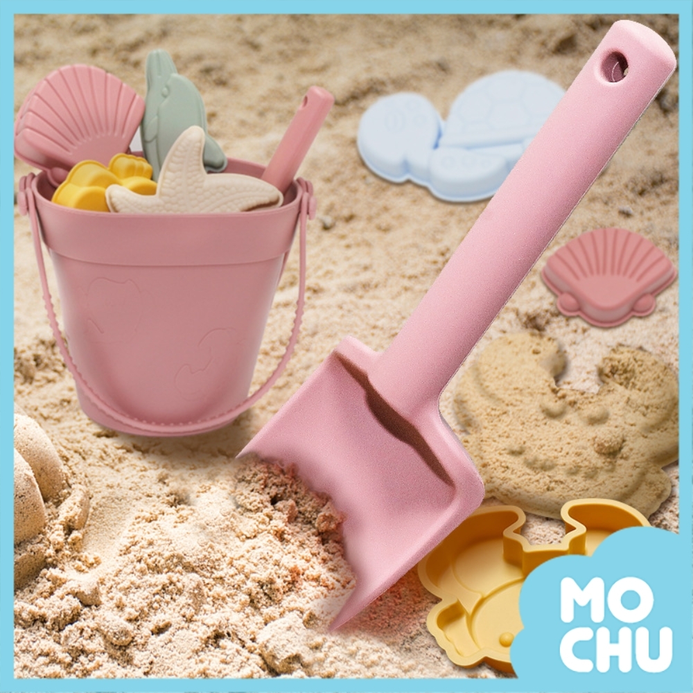 海洋世界沙灘桶八件組套裝(六色)