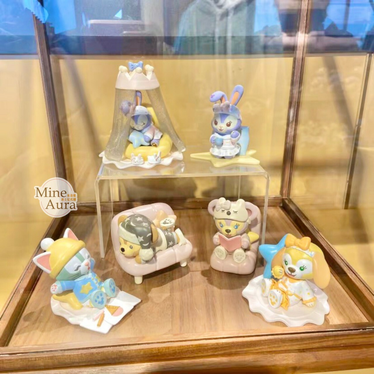 暖暖家居 達菲 Duffy 迷你公仔擺飾組 D&F達菲系列 -上海迪士尼樂園