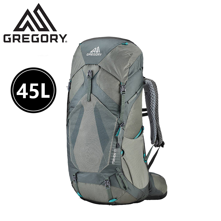 GREGORY MAVEN 登山背包 女款 45L S/M  氦灰綠、紫檀紅 72GR126837