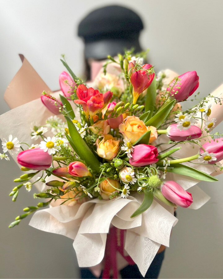 貳樓有花・繽紛春日花束款