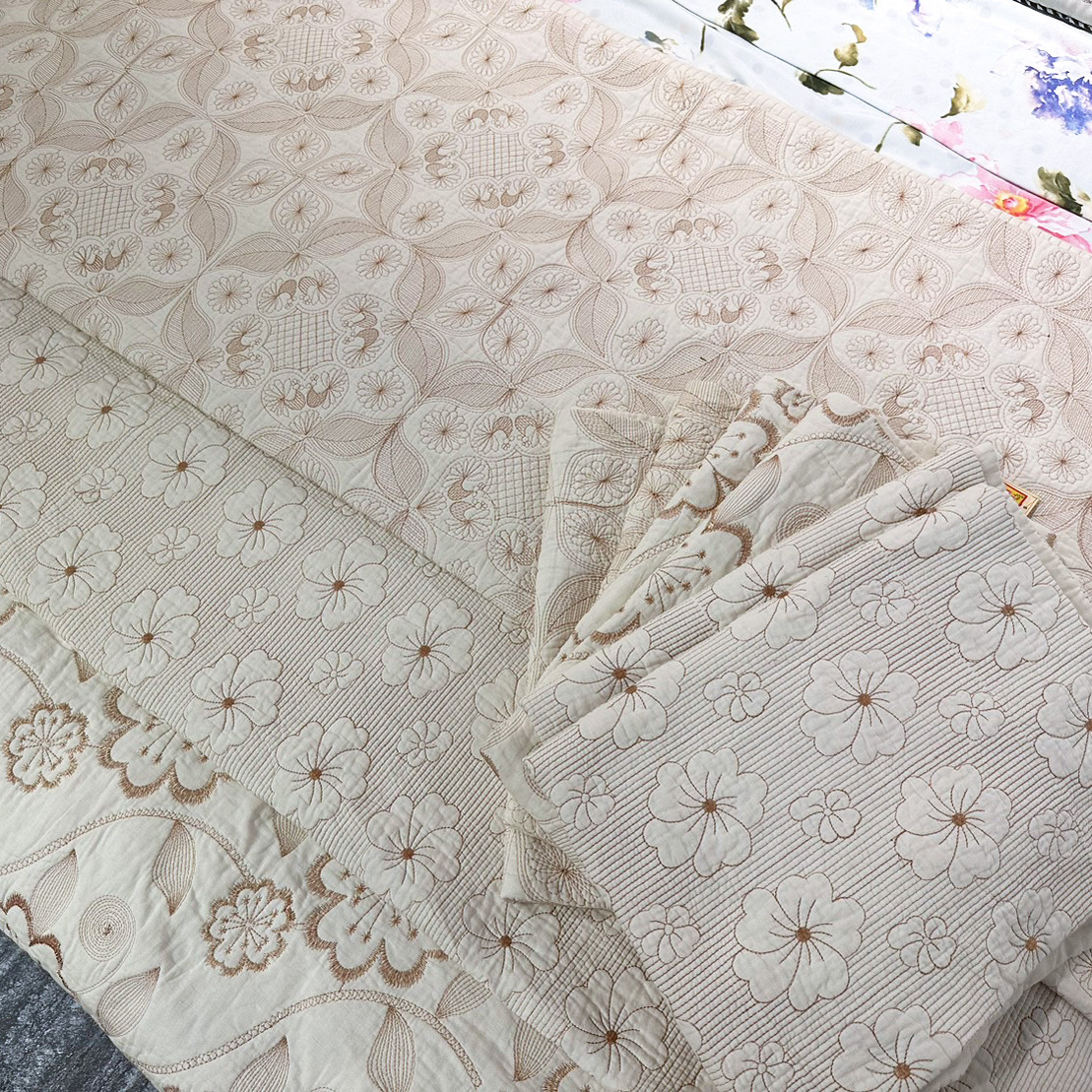 繡花被套枕套組