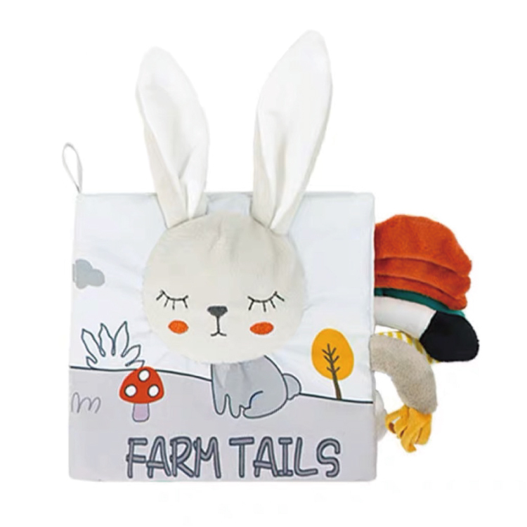 可愛動物尾巴幼兒布書＊三款 (JS0293)