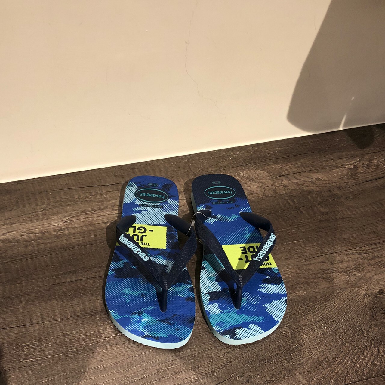 Havaianas哈瓦仕 拖鞋 夾腳拖 迷彩 巴西 男鞋 藍 4141398-2404M