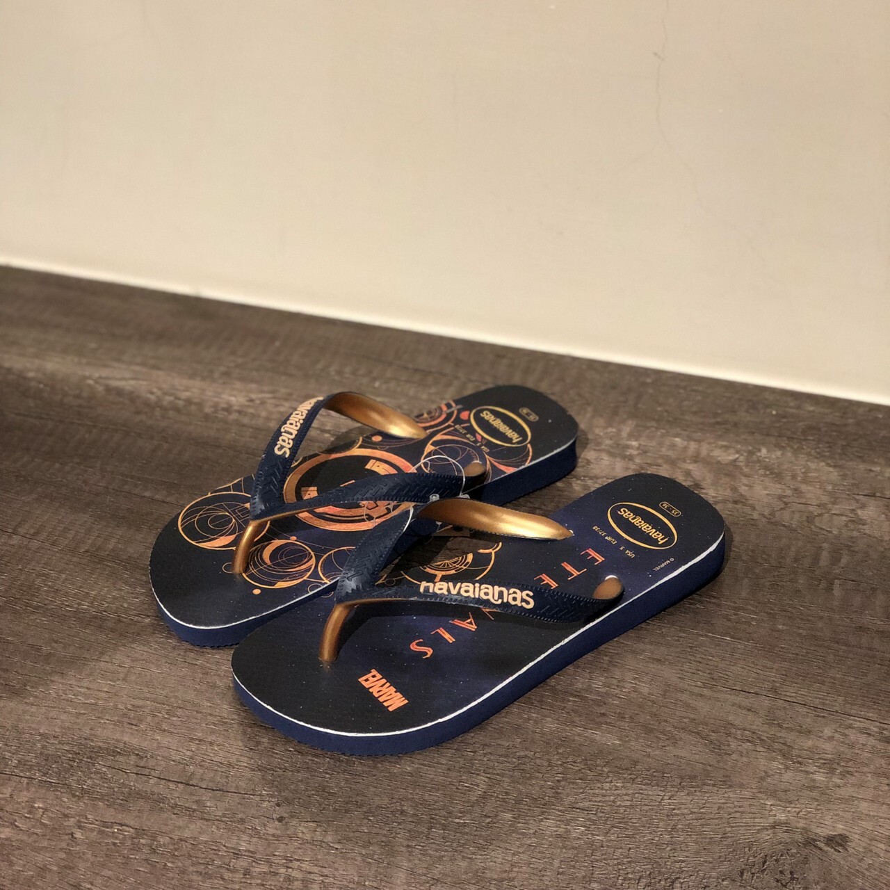 Havaianas哈瓦仕 拖鞋 夾腳拖 漫威電影 永恆族 巴西  女鞋 藍 4139511-1637