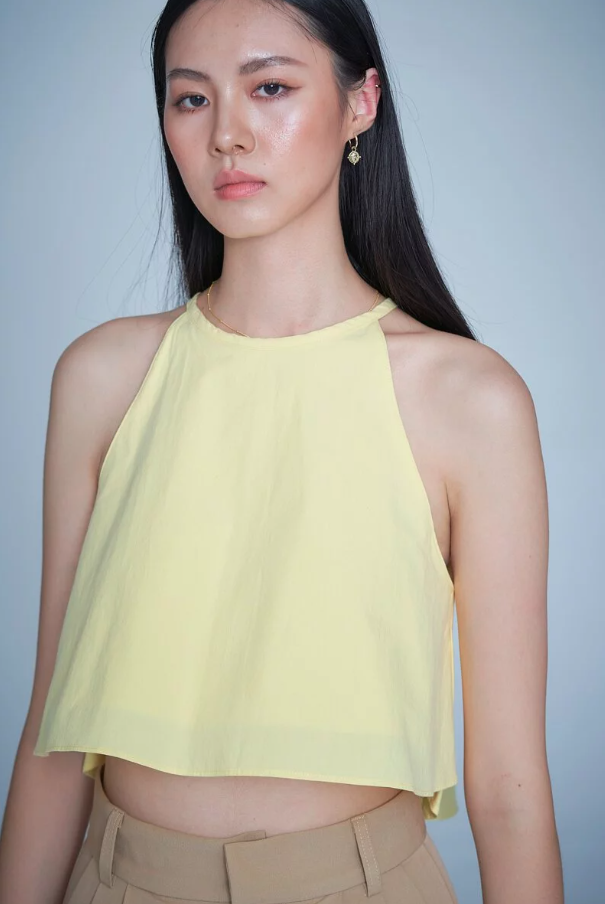 Ruffle Cami Crop Top