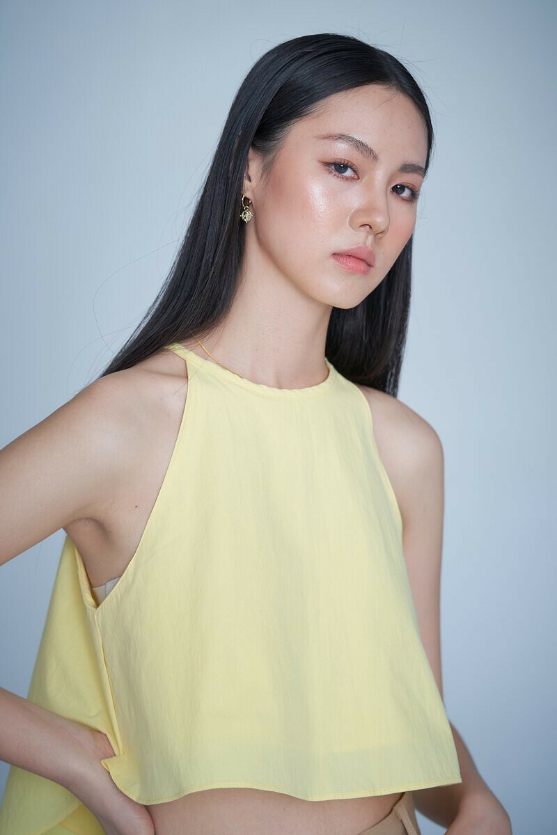 Ruffle Cami Crop Top