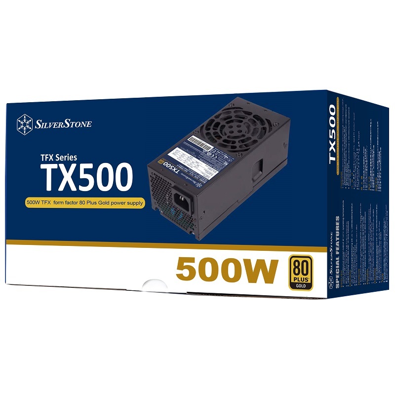 米特3C數位–SilverStone 銀欣 TX500 Gold 500W金牌電源供應器/SST-TX500-G